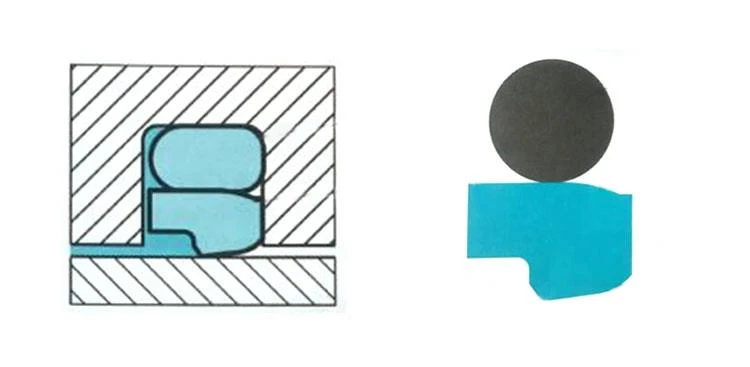 Wear-resistant NBR stepseal